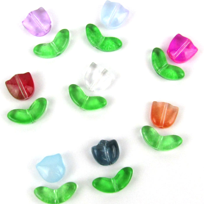 Tulip Glass Beads Sets