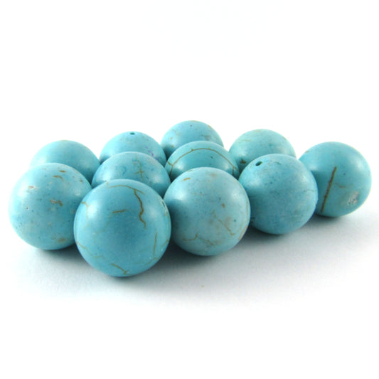 Dyed Howlite Stone Beads 18 mm