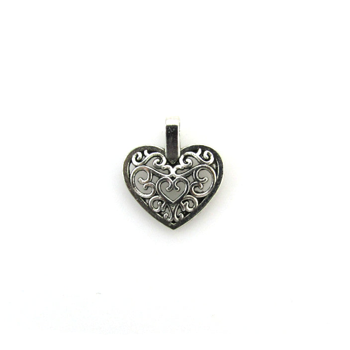 Patterned Heart Pendant