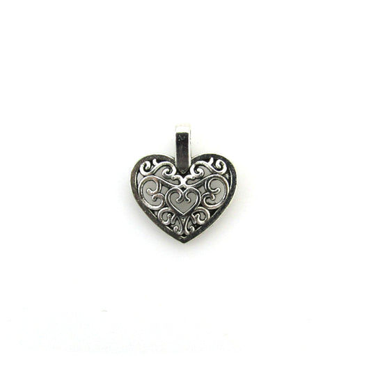 Patterned Heart Pendant