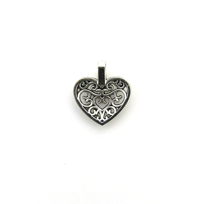 Patterned Heart Pendant