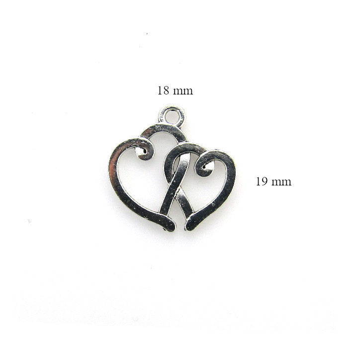 Hearts Intertwined Charm