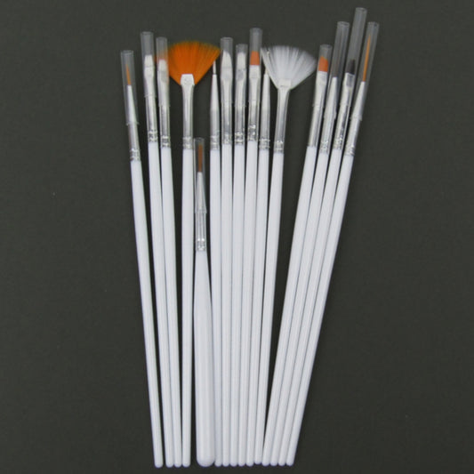 15 Piece Detail Paint Brush Set