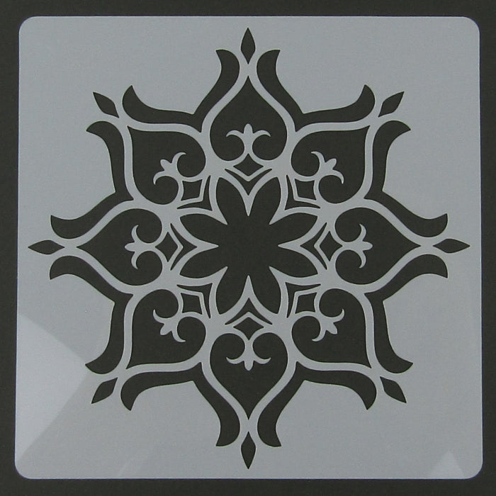 Flower Design Stencil 1