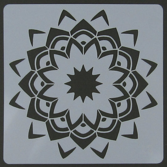 Flower Design Stencil 2