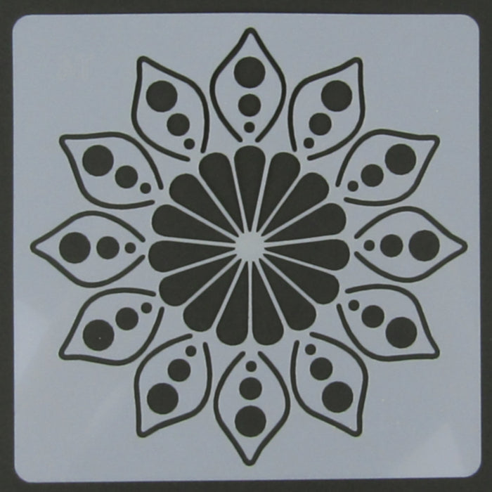 Flower Design Stencil 3