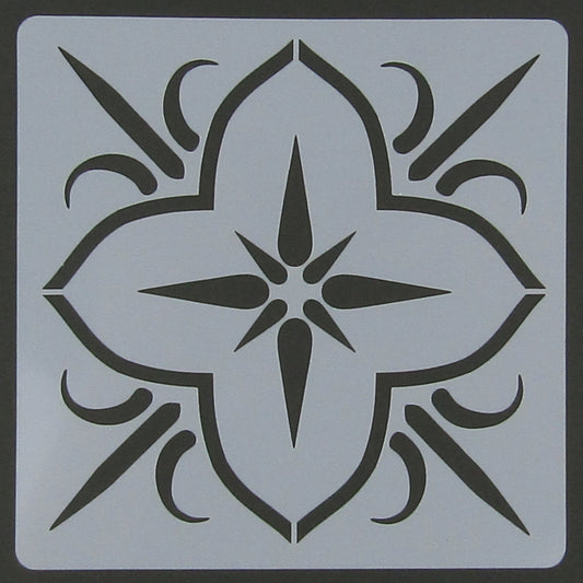 Flower Design Stencil 4