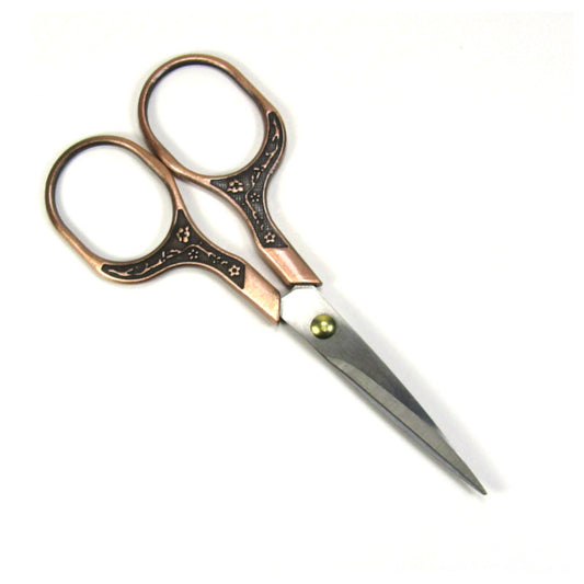 Embroidery Scissors Copper Tone Handle